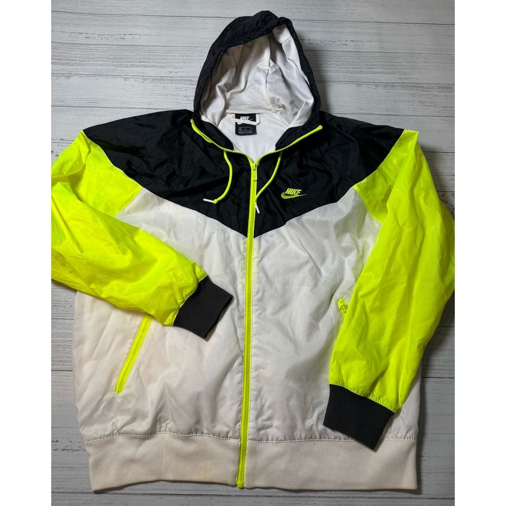 Nike Retro Inspired‎ Neon Windbreaker Medium Stitched Logo